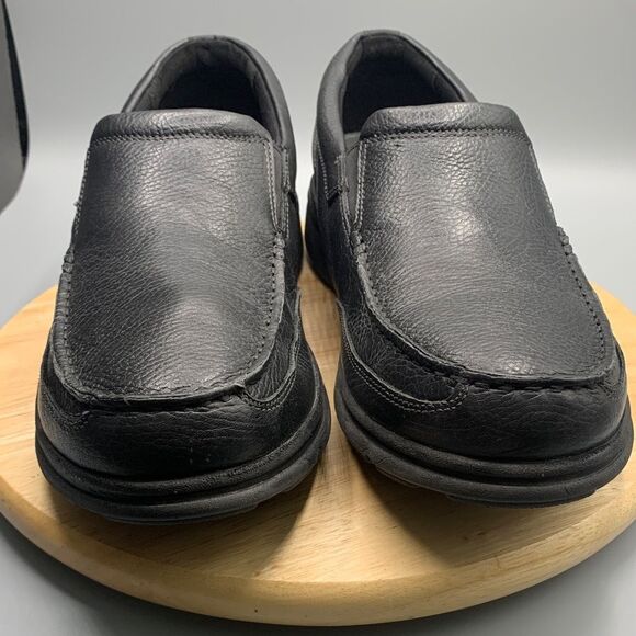 Rockport | Men\'s 13 | Black Leather Slip-Resistant Loafers main image 7